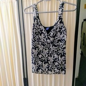 GAP cotton floral print tank top